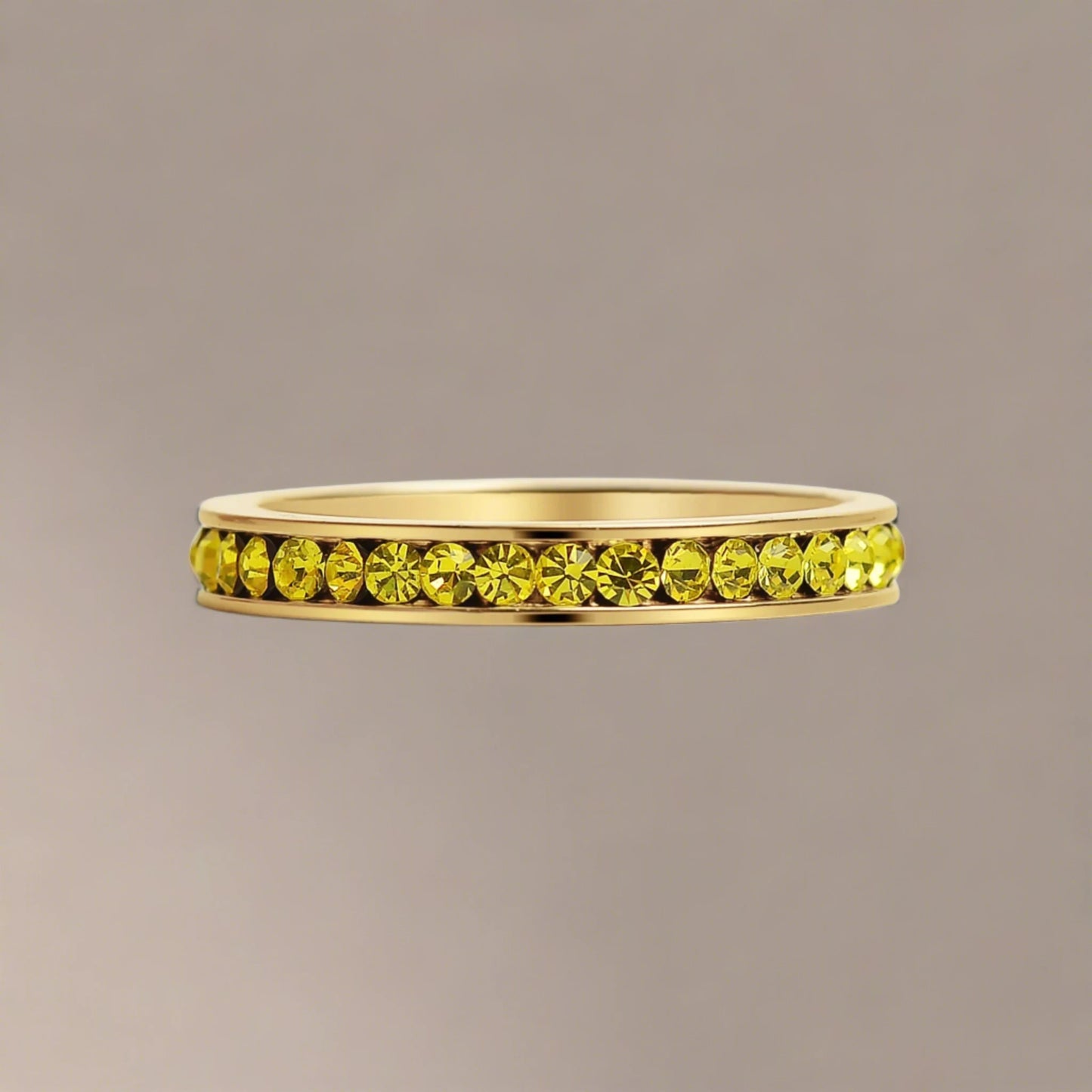 November Birthstone Stacking Ring