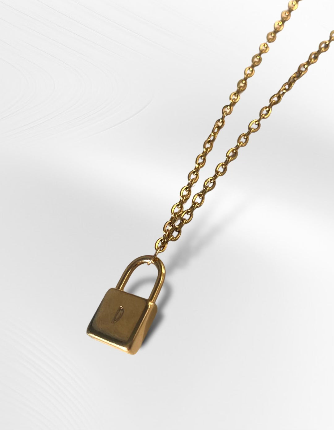 Lock Necklace – The Lucky Stamp