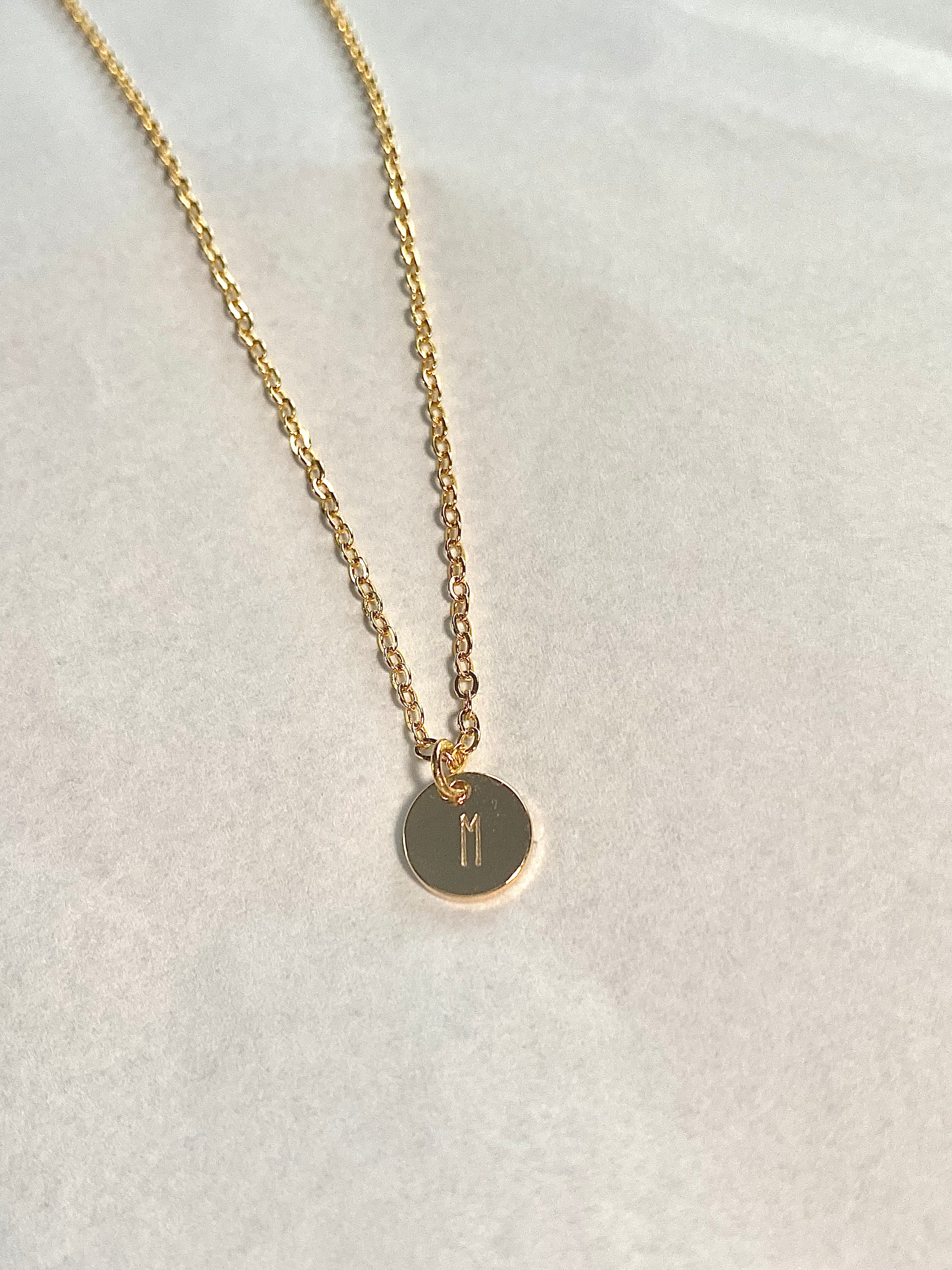 Sheena Marshall Jewelry Tiny Letter Necklace | Garmentory